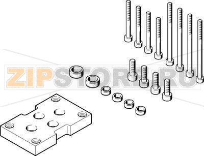 Комплект переходников Festo DHAA-G-G6-20-B8-40 