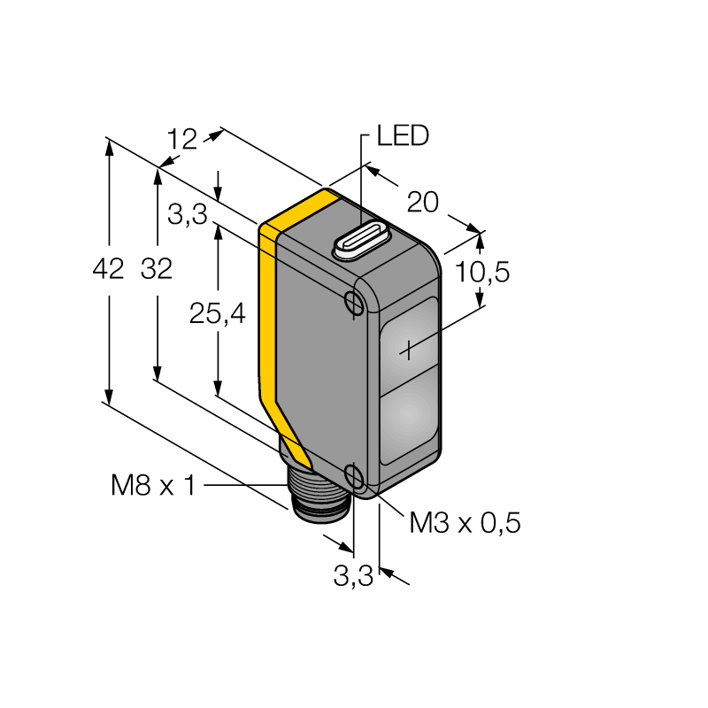 Датчик фотоэлектрический Turck Q20ELQ7 