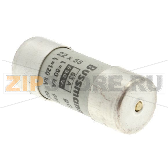 Предохранитель, 63 A, AC 690 В, 80 кА, 22x58 мм, gL/gG, IEC Eaton CYLINDRICAL FUSE 22x58 63A GG 