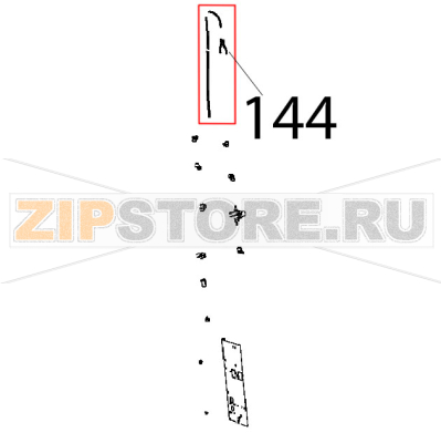 Tubo detergente lavaggio doppio Unox XBC 1005E Tubo detergente lavaggio doppio Unox XBC 1005EЗапчасть на деталировке под номером: 144