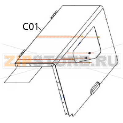 Top right cover Godex EZ-2300 plus Top right cover Godex EZ-2300 plusЗапчасть на деталировке под номером: C-01Название запчасти Godex на английском языке: Top right cover EZ-2300 plus.