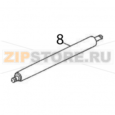 Dispense roller Sato M84Pro Dispense roller Sato M84ProЗапчасть на деталировке под номером: 8Название запчасти на английском языке: Dispense roller Sato M84Pro.