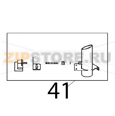 Gr. sfiato farfalla Angelo Po FX201G3 Gr. sfiato farfalla Angelo Po FX201G3Запчасть на деталировке под номером: 41