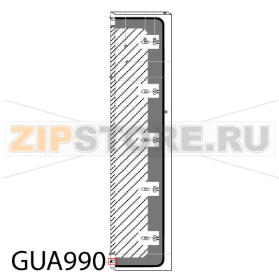 Internal door seal Gierre FEV 166M Internal door seal Gierre FEV 166MЗапчасть на деталировке под номером: GUA990