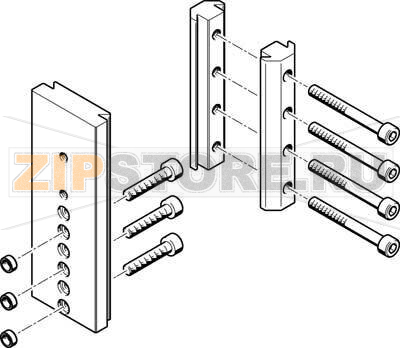 Комплект переходников Festo HMSV-35 