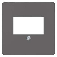 DELTA I-SYSTEM ЧЕРН.МЕТАЛЛИК НАКЛАДКА TAE РОЗЕТКИ 55X55MM Siemens 5TG1226-2