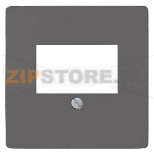 DELTA I-SYSTEM ЧЕРН.МЕТАЛЛИК НАКЛАДКА TAE РОЗЕТКИ 55X55MM Siemens 5TG1226-2 