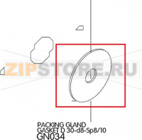 Packing gland gasket D 30-d8-Sp8/10 Unox XF 090P