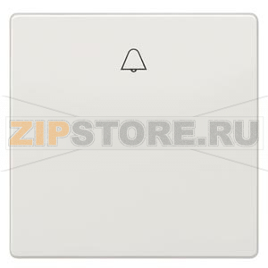 DELTA STYLE ТИТАНОВО-БЕЛЫЙ ВЫКЛЮЧАТЕЛЬ 1 КЛАВИША С СИМВОЛОМ &quot;ЗВОНОК&quot; 68Х68ММ Siemens 5TG7144 