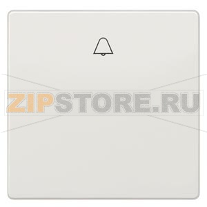 DELTA STYLE ТИТАНОВО-БЕЛЫЙ ВЫКЛЮЧАТЕЛЬ 1 КЛАВИША С СИМВОЛОМ &quot;ЗВОНОК&quot; 68Х68ММ Siemens 5TG7144 