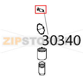 Perno sostegno portacesti Angelo Po KD130EAT Perno sostegno portacesti Angelo Po KD130EATЗапчасть на деталировке под номером: 30340