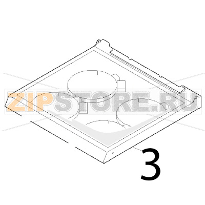 Piano comp. and vetro Angelo Po 1G0PEVTR Piano comp. and vetro Angelo Po 1G0PEVTRЗапчасть на деталировке под номером: 3