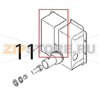 Heat element bracket Angelo Po FM1011E1 Heat element bracket Angelo Po FM1011E1Запчасть на деталировке под номером: 11