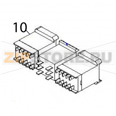 Contactor 230 V. 50-60 HZ Fagor CO-402 COLD B DD Contactor 230 V. 50-60 HZ Fagor CO-402 COLD B DDЗапчасть на деталировке под номером: 10Название запчасти Fagor на английском языке: Contactor 230 V. 50-60 HZ CO-402 COLD B DD.