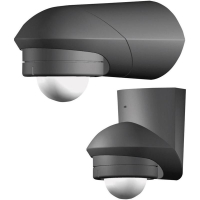 Датчик присутствия ИК, пассивный, для открытого монтажа, 360°, черный, IP55 Grothe 94535