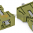 Snap-in plug; 3-pole; Cod. B; 1,50 mm; light green Wago 890-773 - Snap-in plug; 3-pole; Cod. B; 1,50 mm; light green Wago 890-773