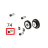 Machine screw / P/Ni/M3*10 Godex EZPi-1200