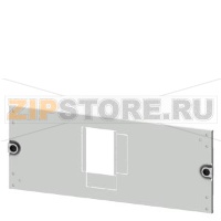 SIVACON S4 Masking frame SENTRON 3VA 3VA20 (up to 100 A) 3VA21 (up to 160 A) 3VA22 (up to 250 A) 4-pole, 3-pole + N Mounting position horizontal Fixed mounting, Plug-in socket Number of switches 1 Height 200 mm Width 600 mm Siemens 8PQ2020-6BA38