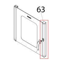 Tappo DX plast. montante vert. porta Piron PF1006_PI1