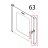 Tappo DX plast. montante vert. porta Piron PF1006_PI1
