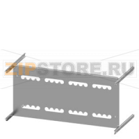 SIVACON S4 EBS SENTRON 3VA 3VA12 (250 A) 4-pole Upright mounting position Plug-in socket Number of switches 4 Height 350 mm Width 800 mm Branch height 400 mm Siemens 8PQ6000-8BA46
