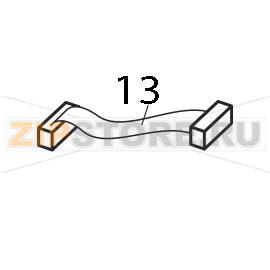 I/O board interface cable Toshiba TEC B-852-TS22-QP-R I/O board interface cable Toshiba TEC B-852-TS22-QP-RЗапчасть на деталировке под номером: 13