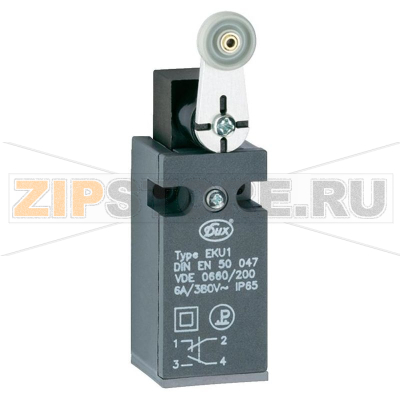 Выключатель концевой 380 В/AC, рычажный, 6 А, IP65, 1 шт Schlegel EKU1-KRH 