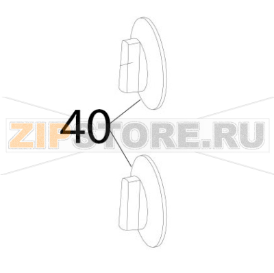 Manopola Zanolli Citizen PW 6+6/MC Manopola Zanolli Citizen PW 6+6/MCЗапчасть на деталировке под номером: 40