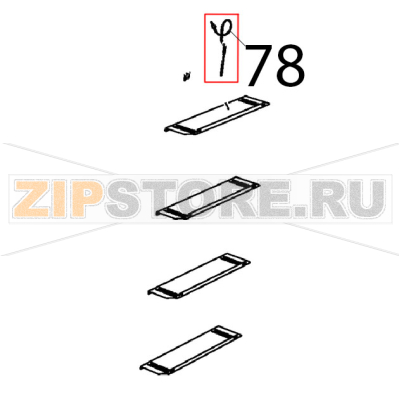 Sonda cuore multipunto L2730 Unox XVC 1005EP Sonda cuore multipunto L2730 Unox XVC 1005EPЗапчасть на деталировке под номером: 78