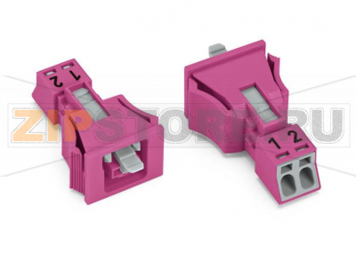Защелкивающаяся розетка; 2-пол.; Код. B; 1,50 mm; розовые Wago 890-782 Protected against mismating and maintenance-freePush-in CAGE CLAMP® spring pressure connection technology allows solid conductors to be simply pushed into a unit.Low profile with 4.4 mm pole spacingComponents can be clearly printed on and color-coded to meet custom requirements.When assembled, the installation connectors comply with IP40 and are suitable for easily accessible areas....