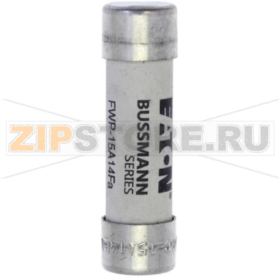 Предохранитель, 15 A, AC 700 В, 200 кА, 14x51 мм, aR, UL Eaton 15AMP 700V AC FERRULE 14.3x50.8M 