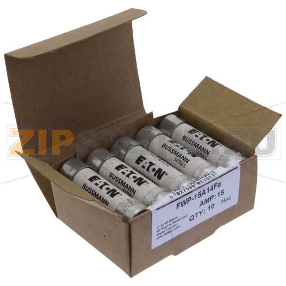 Предохранитель, 15 A, AC 700 В, 200 кА, 14x51 мм, aR, UL Eaton 15AMP 700V AC FERRULE 14.3x50.8M 
