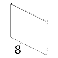 Fianco SX inox Unox XB 403