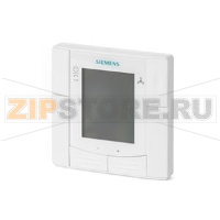 RDF302.B - Комнатный термостат скрытого монтажа для прямоугольной кабельной коробки с коммуникацией Modbus, для 2-/4-трубных фэнкойлов или оборудованием типа DX Siemens RDF302.B