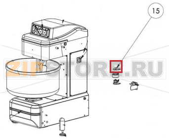 Perno Contrasto Sigma SL 80    Perno Contrasto Sigma SL 80Запчасть на сборочном чертеже под номером: 15Название запчасти Sigma на итальянском языке: Perno Contrasto Sigma SL 80