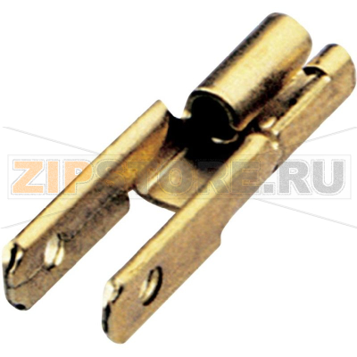 Наконечник плоский 2.8 мм, 0.8 мм, 180°, металлик, 1 шт Schlegel FD2,8 