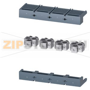 wire connector for 3 cables; 4 pcs. accessory for: 3VA55/3VA65/3VA66 Siemens 3VA9674-0JB32 