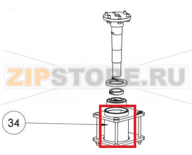 Boccola Spirale Sigma SL 80   Boccola Spirale Sigma SL 80Запчасть на сборочном чертеже под номером: 34Название запчасти Sigma на итальянском языке: Boccola Spirale Sigma SL 80
