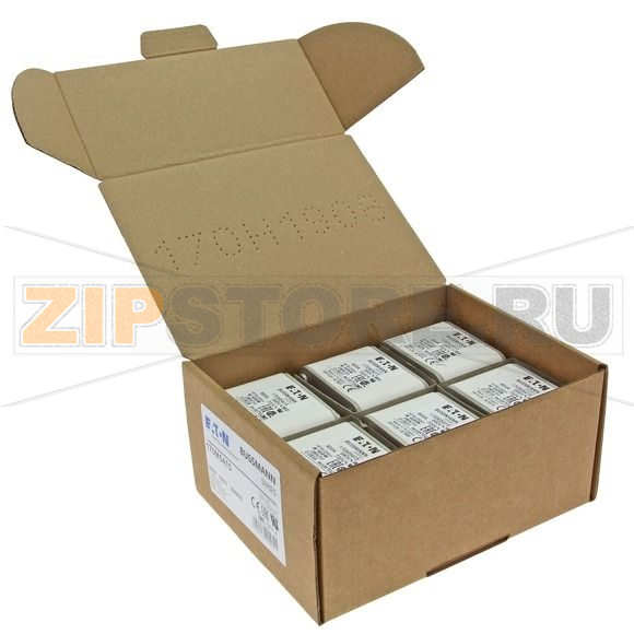Предохранитель, 900 A, AC 690 В, size 2, 61x77x51 мм, aR, IEC UL, M10 Eaton FUSE 900A 690V 2B 