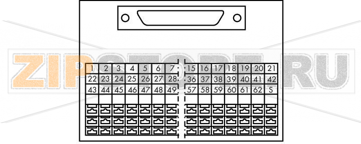 Интерфейсный модуль; HD-Sub-D; Вилка; 62-пол.; Трехуровневые клеммы PCB; 2,50 mm Wago 289-710 