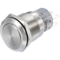 Кнопка 250 В/AC, 3 А, 2 x вкл/вкл, без фиксации, IP65, 1 шт TRU Components LAS1-AGQ-22/S