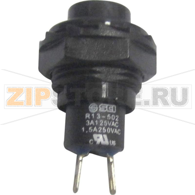 Кнопка 250 В/AC, 1.5 А, 1 x выкл/вкл, без фиксации, 1 шт TRU Components TC-R13-502A-05BK 