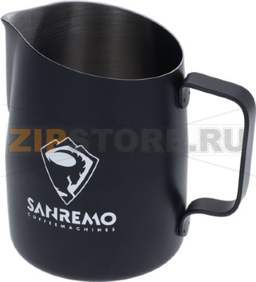 MILK JUG SANREMO BLACK 0.65 L 
