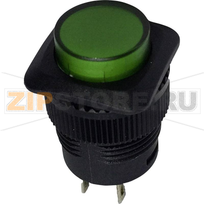 Кнопка 250 В/AC, 1.5 А, 1 x выкл/вкл, без фиксации, 1 шт TRU Components TC-R13-508A-05GN 