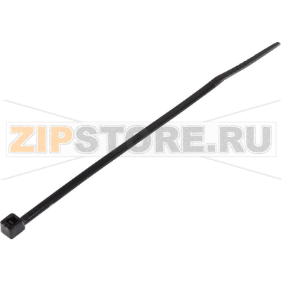 Стяжки кабельные 100 мм, черные, 100 шт TRU Components TC-6645784 