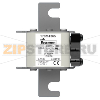 Предохранитель, 550 A, AC 690 В, 200 кА, size 1, 53x69x111 мм, aR, IEC Eaton FUSE 550A 690V 1EK
