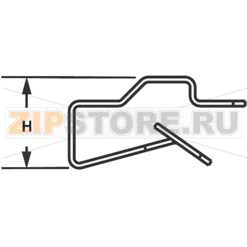 Держатель кабельной стяжки, металический, 1 шт Panduit MCMS12-P-C 