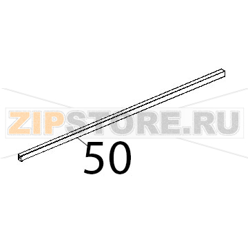 Listello quadro sup porta inox Unox XBC 604P Listello quadro sup porta inox Unox XBC 604PЗапчасть на деталировке под номером: 50