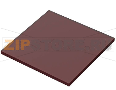 Плата передняя, пластмасса, красная, просвечивающая, 3 mm Bopla NGS 77 FKT 