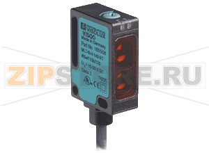Диффузный датчик Background suppression sensor ML7-8-H-140-RT-3084/65/115/127 Pepperl+Fuchs Описание оборудованияBackground suppression sensor, 140 mm adjustable detection range, red light, light/dark on, two NPN outputs, fixed cable